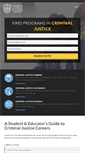 Mobile Screenshot of criminaljusticeprofiles.org