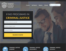 Tablet Screenshot of criminaljusticeprofiles.org